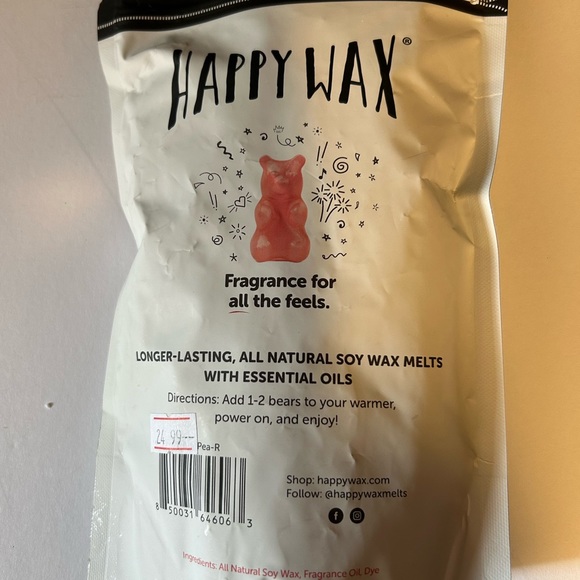 Happy Wax Scented Soy Wax Melts 8 Oz Bag Apple  & Pear Scent - Picture 2 of 2